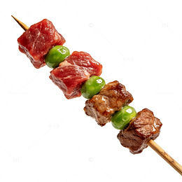 烤肉串美食摄影图片