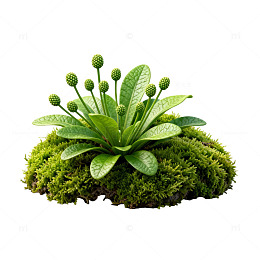 绿色植物苔藓装饰素材