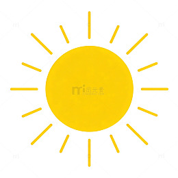 卡通太阳图标设计元素