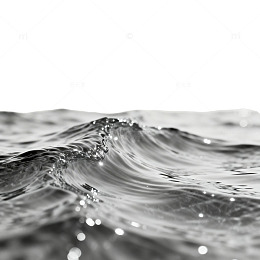 黑白波浪海洋