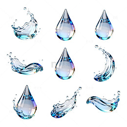 水滴艺术效果