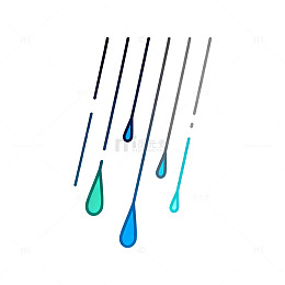 简约雨滴矢量图设计素材