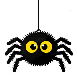 卡通蜘蛛装饰图案