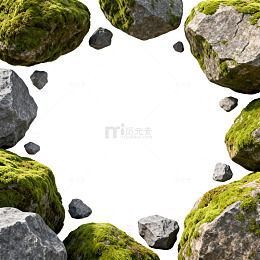 自然风石头背景图案设计素材