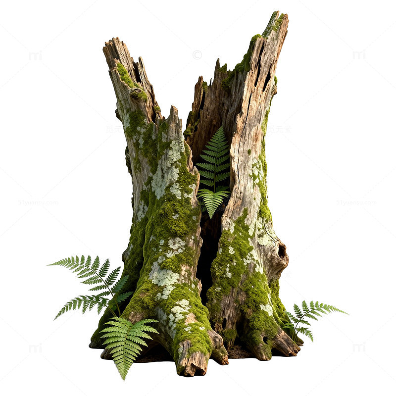 枯木逢春自然风景3D模型