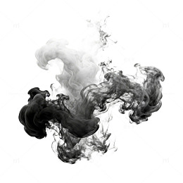 墨色烟雾抽象艺术图片