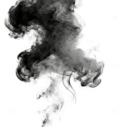 黑白烟雾抽象艺术背景设计素材