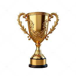 金杯荣耀金色奖杯图片