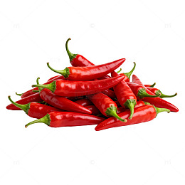 红辣椒堆叠食材