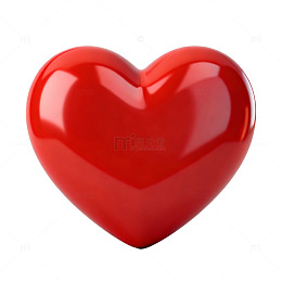 红色心形爱心情景装饰元素