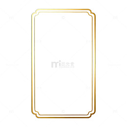 金属边框装饰图案设计元素