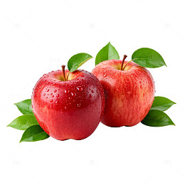 新鲜红苹果水果设计素材