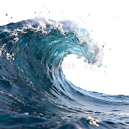 海浪翻滚海洋风光片