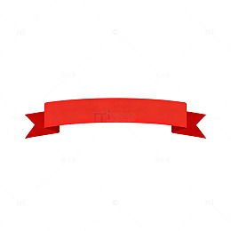 红色丝带装饰图案