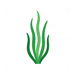 绿色植物图标设计素材