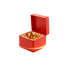 红色礼盒金光闪耀
