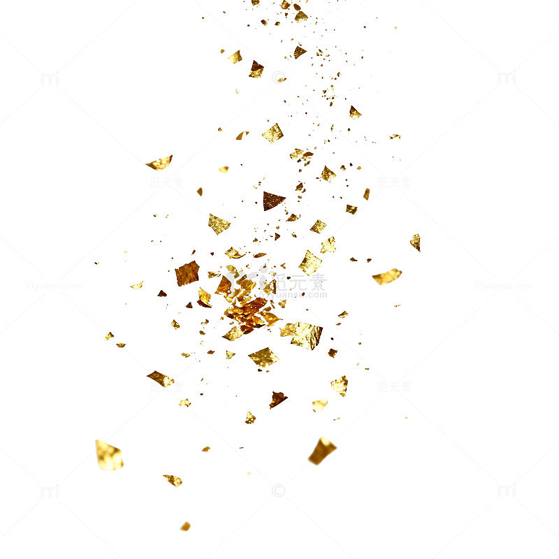 金光闪耀爆炸效果设计元素