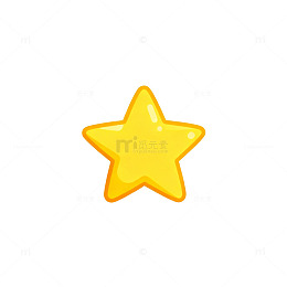 卡通星星装饰图案元素