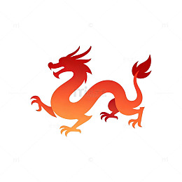 中国龙图标矢量设计元素