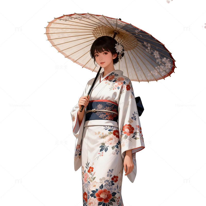 和服女子樱花古风
