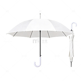 简约白色雨伞设计