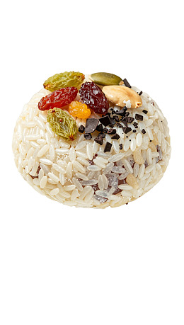 米饭团配坚果果干图片