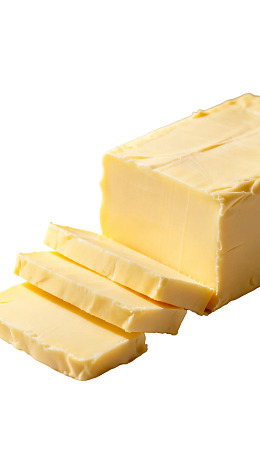 黄油块切片展示图片