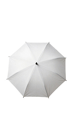 白色雨伞俯视图图片