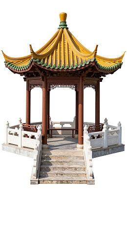 中式古典亭子建筑图片