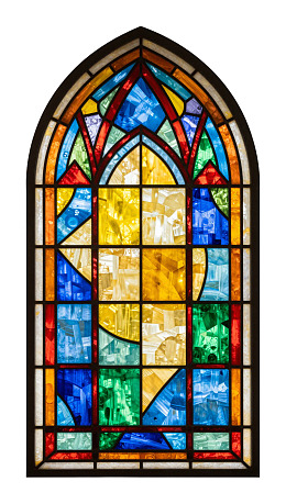 彩色玻璃窗艺术图片