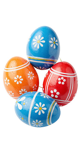 彩色复活节彩蛋装饰图片