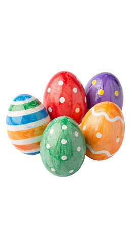 五彩缤纷的复活节彩蛋
