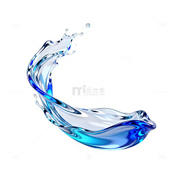 动感水花飞溅艺术图片
