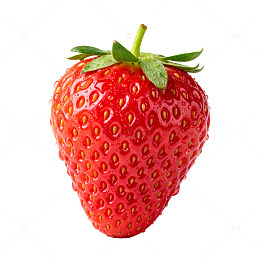 鲜艳草莓特写片