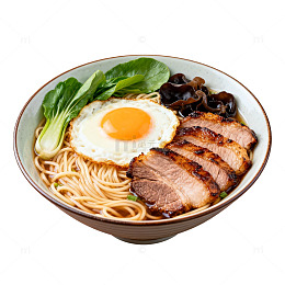 亚洲风味卤肉面美食片