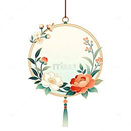 古风花卉装饰图案