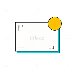 简约卡通标签设计模板