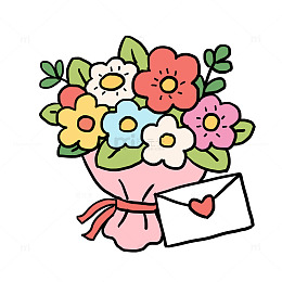 送花情人节花束免抠元素