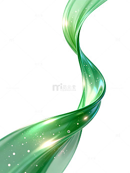 翠绿流体艺术图形设计