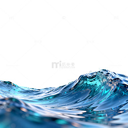 海浪波纹水波效果素材图