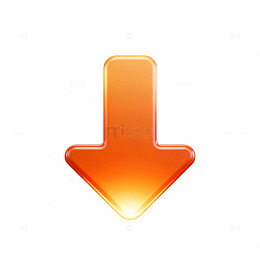 橙色箭头图标设计素材