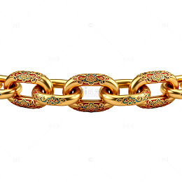 黄金链条饰品奢华珠宝