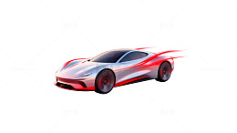炫酷跑车概念设计渲染图