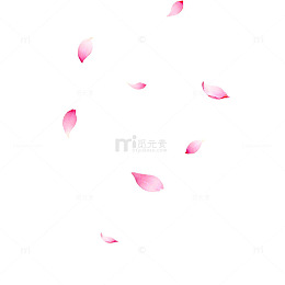 粉色花瓣飘落背景图