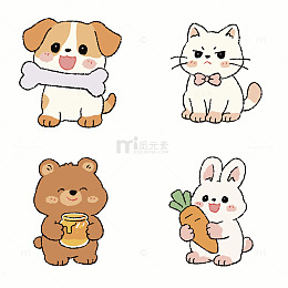 卡通小动图免扣