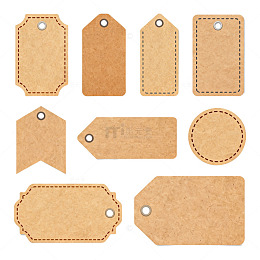牛皮纸标签标签设计素材