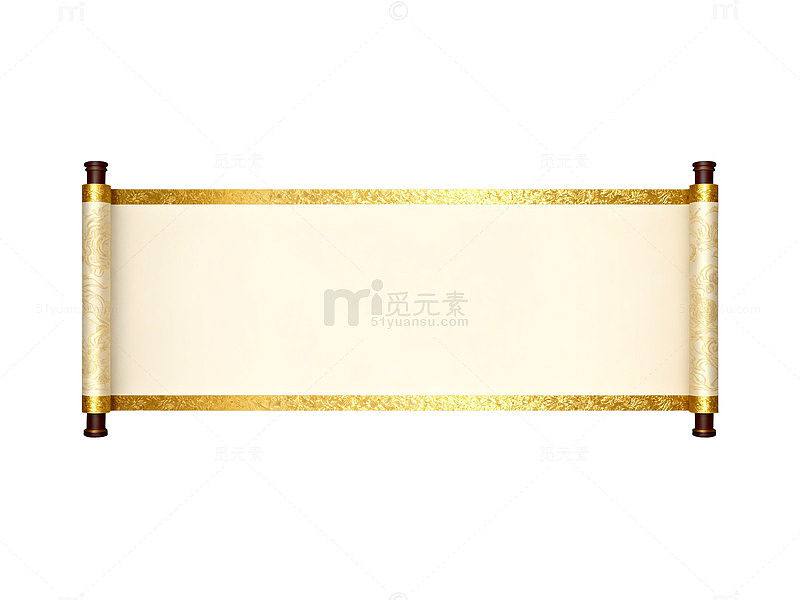 古风卷轴装饰图案设计元素