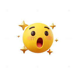 可爱惊讶表情卡通图标