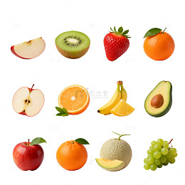 水果插画设计素材