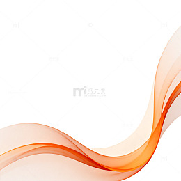 橙色流动线条抽象背景
